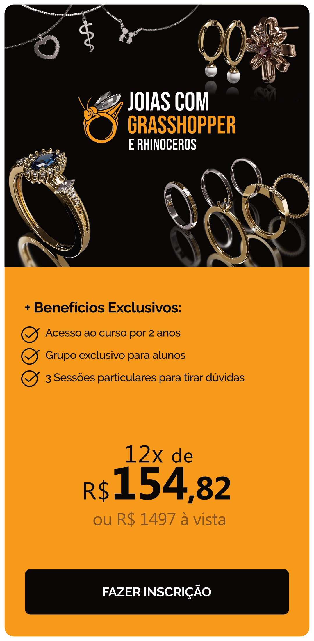 02 - JOIAS COM GRASSHOPPER E RHINOCEROS PEDRO LOBO ACADEMY curso de joias 3D com rhinoceros, Zbrush e Renderização de joias 3D